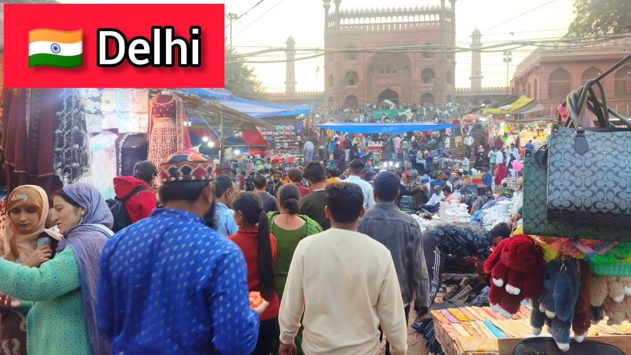 Meena Bazar, Jama Masjid, Old Delhi, India, Walking Tour