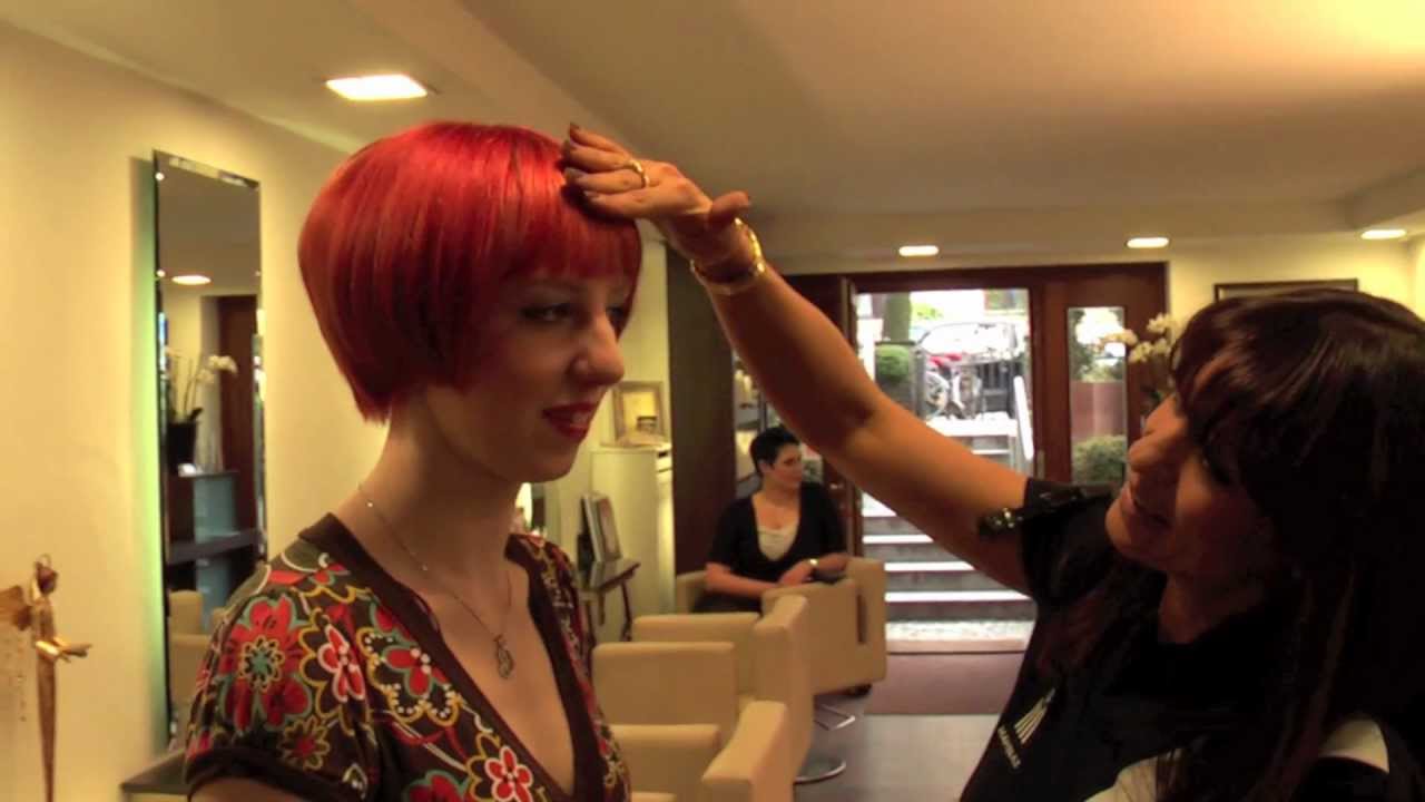 Rote Haare und Kurzhaarschnitt - Lady Gaga Haircut Vogue - vorher nachher extrem