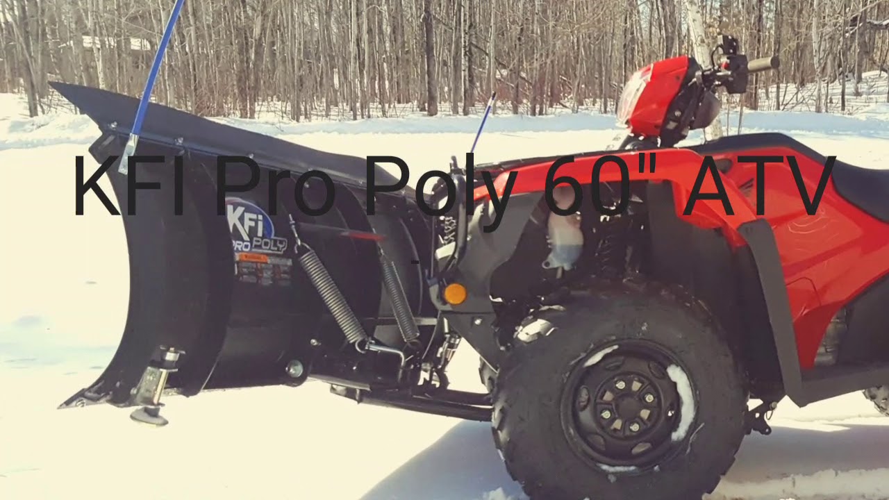 KFI Pro Poly ATV Plow Review