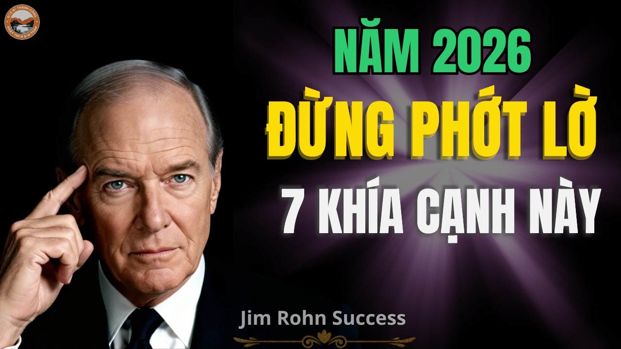 Bí Mật Thành Công Năm 2026: 7 Khía Cạnh BẮT BUỘC Phải Thay Đổi Nếu Không Muốn TỤT LẠI | Jim Rohn