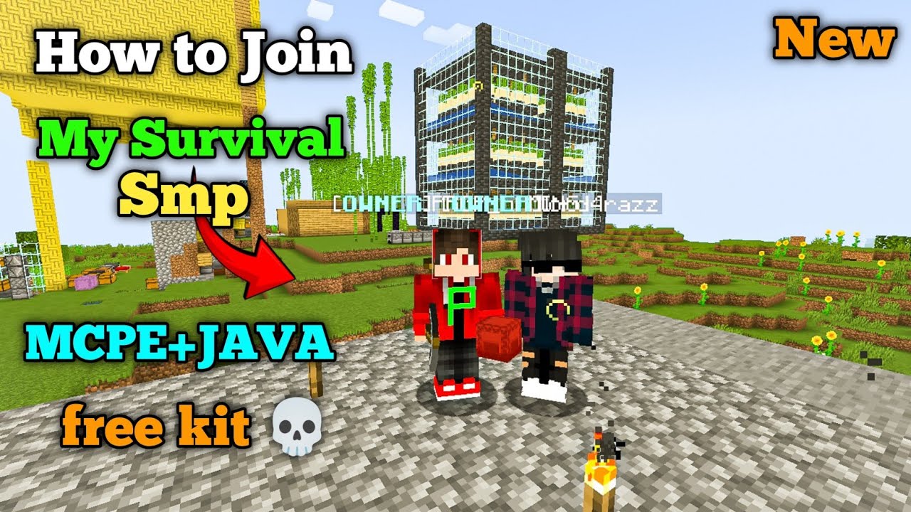💀 New Best Cracked Public Survival SMP 🧁 | Minecraft Java + PE + Pojav | 24/7 Online | Free To Join