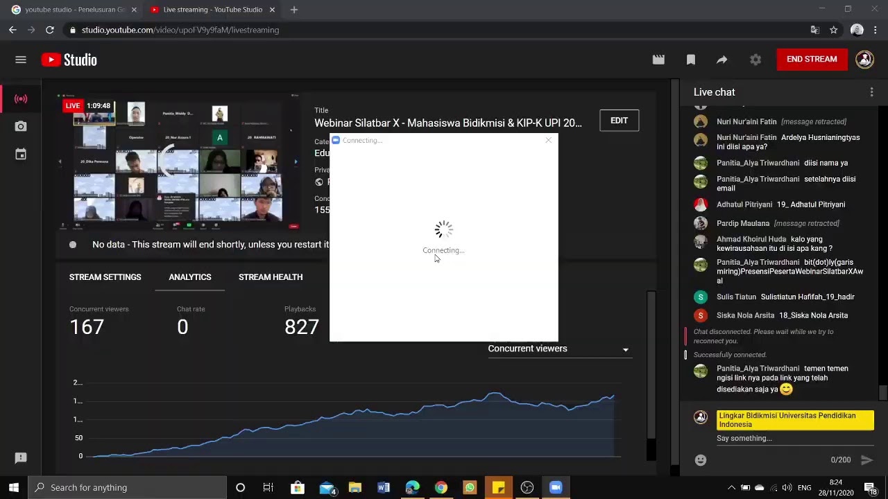 Webinar Silatbar X - Mahasiswa Bidikmisi & KIP-K UPI 2020