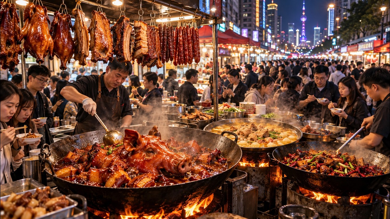 Inside a Night Market in Northwest China | Lamb, Street Food & Local Specialties