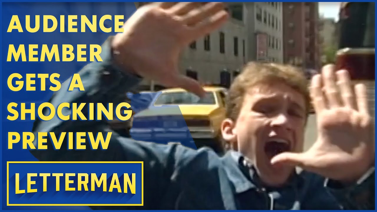 Who Asked For It: A Fan Gets A Shocking Preview | Letterman
