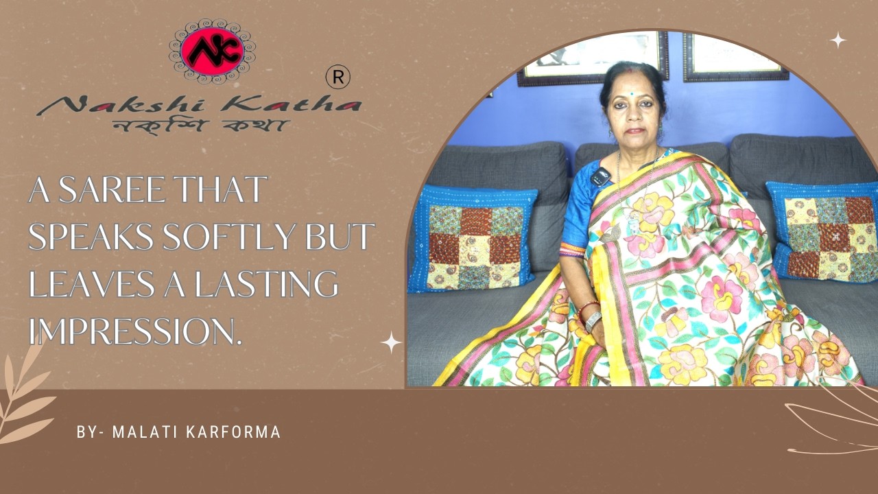 Nakshi Katha® || A Saree That Speaks Softly but Leaves a Lasting Impression ✨|| Epi - 261 || #kantha