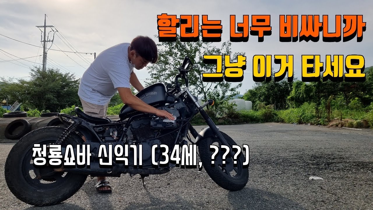 [청룡쇼바 신익기] 하루 1만5천원으로 탈 수 있는 할리.. 데이비슨..??