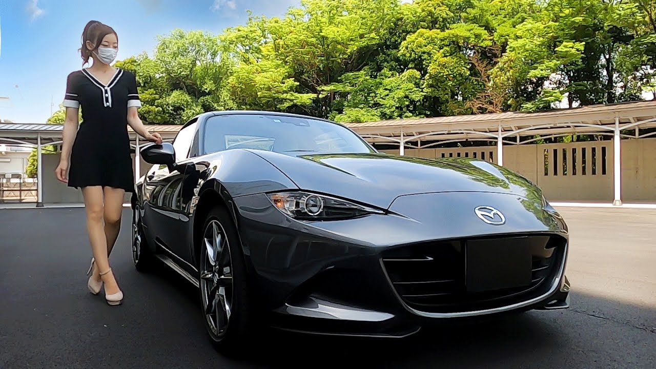 【ロードスターRF】内装外装を詳しく紹介！美しすぎるスポーツカー！ボタン一つでオープンカーへ！MAZDA ROADSTER