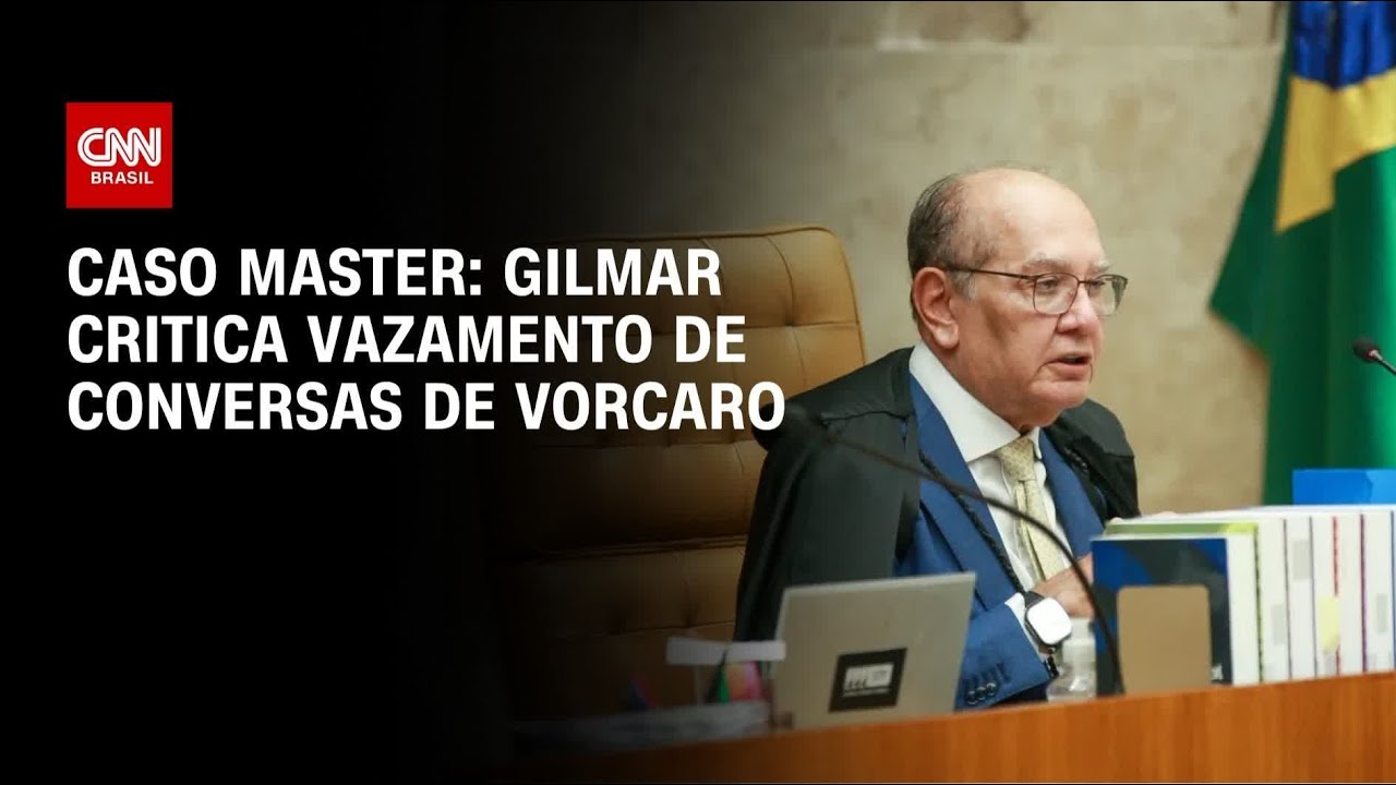 Vazamento de mensagens íntimas de Vorcaro é barbárie institucional, diz Gilmar Mendes | CNN 360º