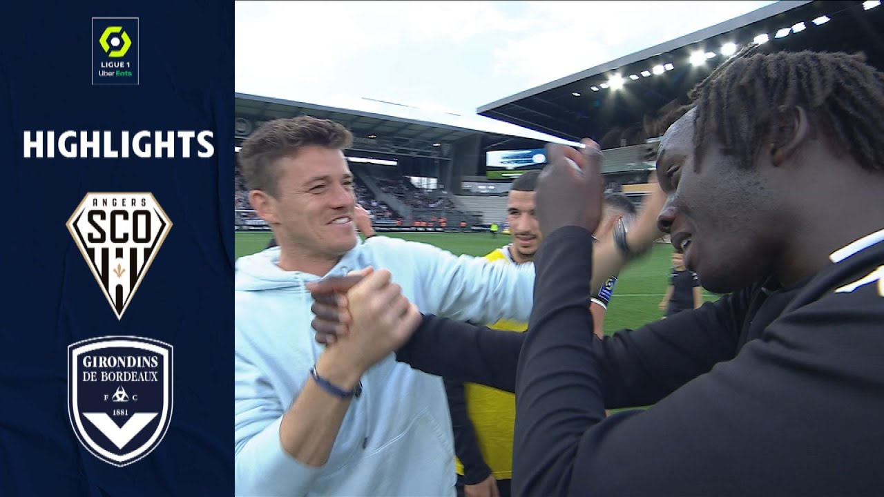 ANGERS SCO - FC GIRONDINS DE BORDEAUX (4 - 1) - Highlights - (SCO - GdB) / 2021-2022