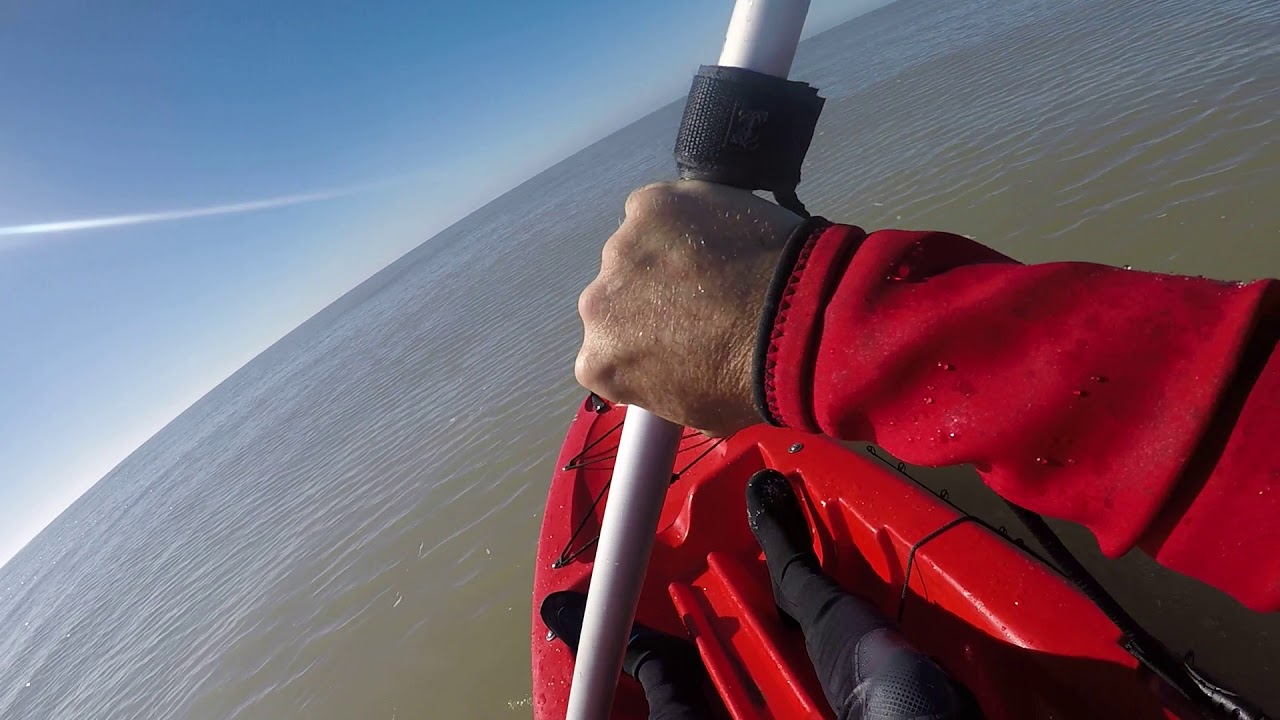 Primera entrada al mar en kayak