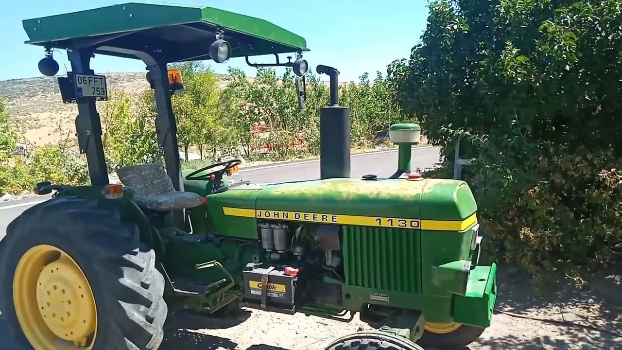 JOHN DEERE 1130 TRAKTÖR BAKIM, YENİLEME, BOYAMA-1