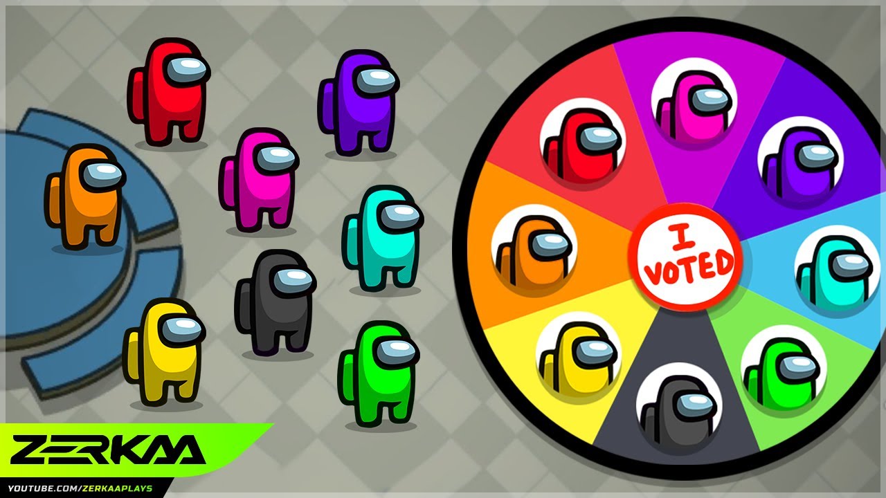 Mystery Wheel Decides Among Us Imposters.... (Among Us)