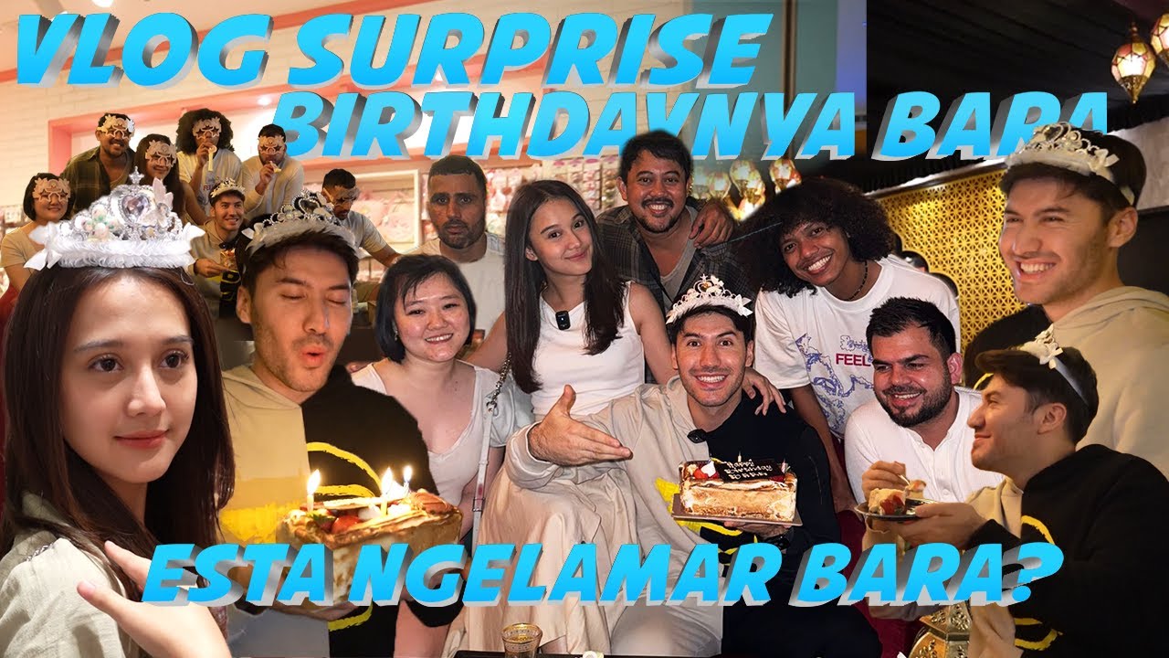 BIRTHDAY SURPRISE BARA VALENTINO! ESTA DEBUT JADI YOUTUBER?