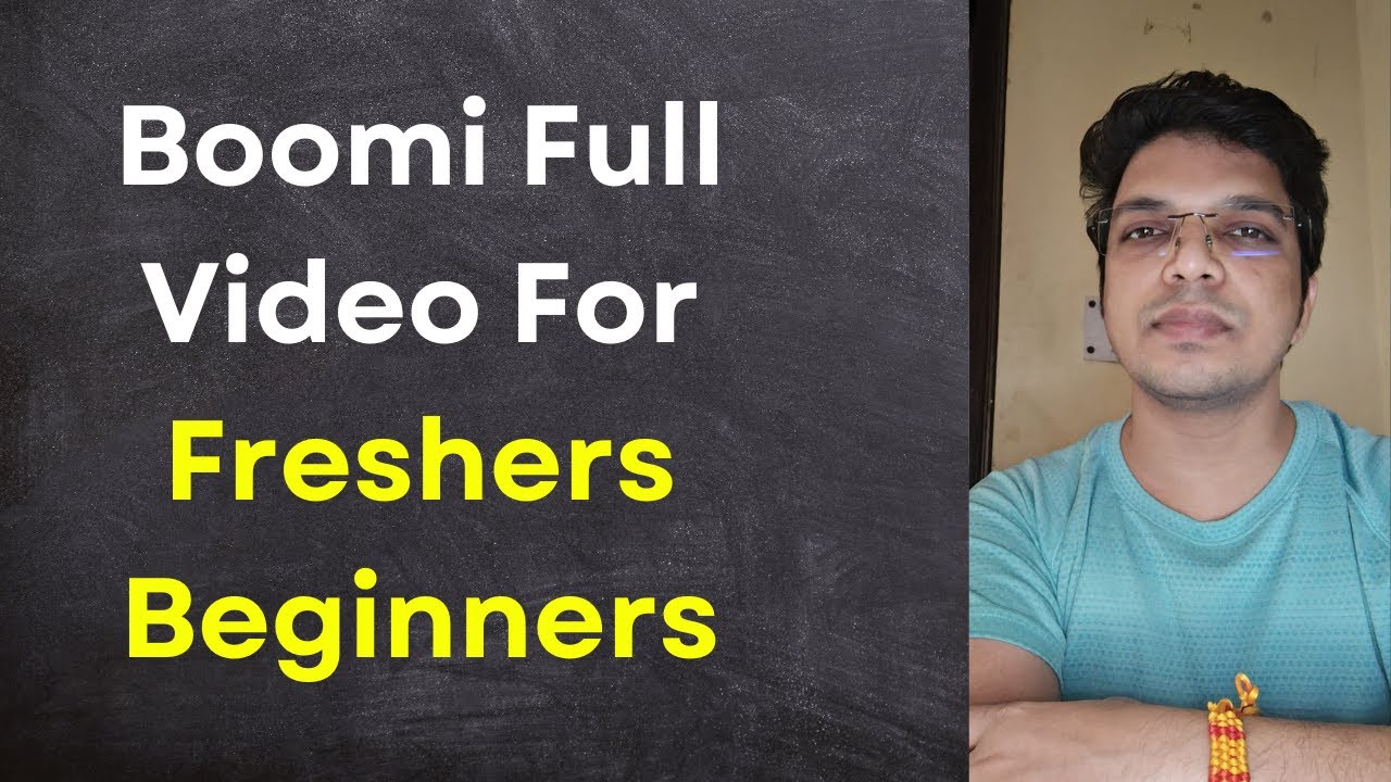Boomi Full Video for Freshers Beginners