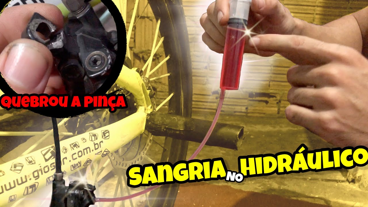 Como fazer sangria no freio hidráulico