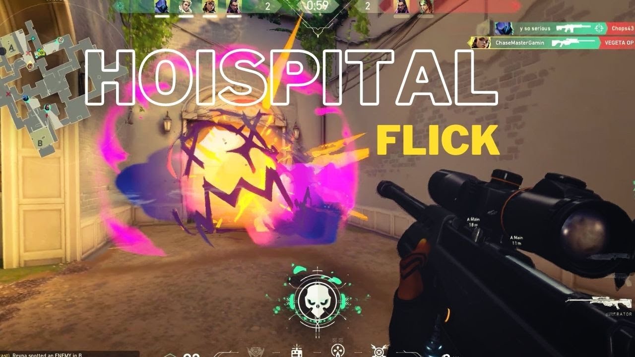 Best Hospital Flick Valorant Montage (Best OP short) chase master gaming