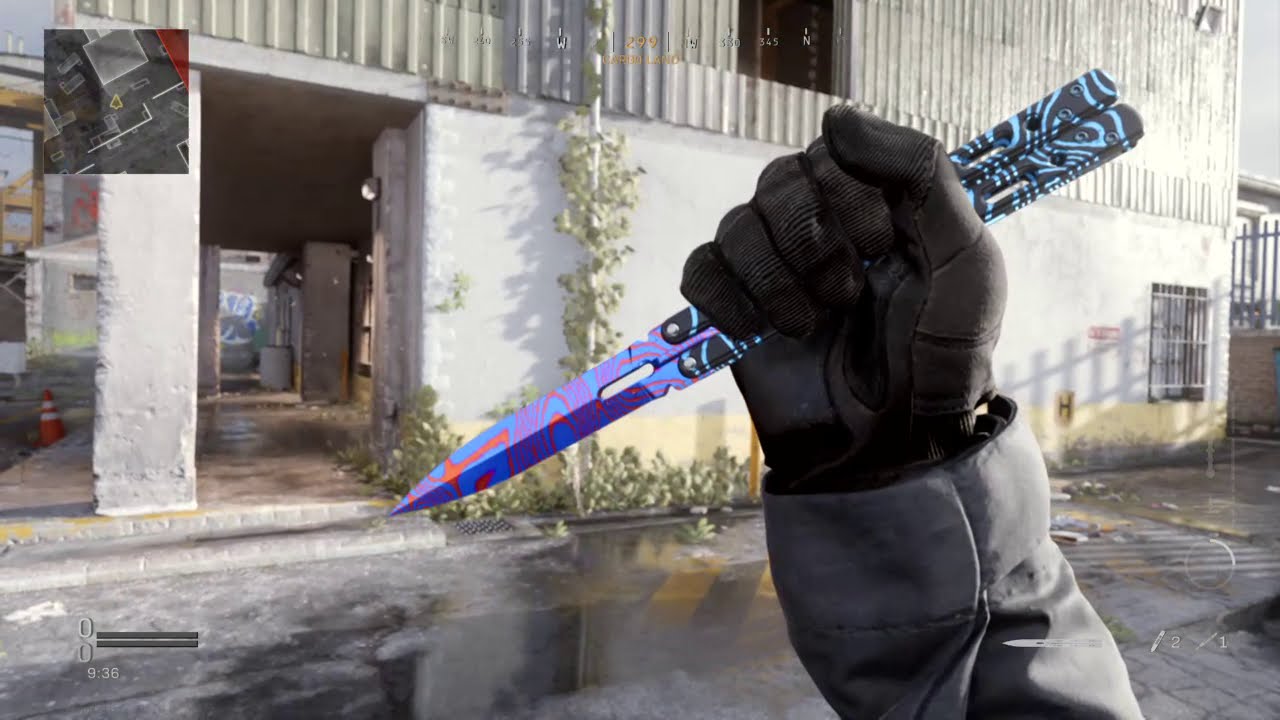 Spr and butterfly knife in Damascus 🥵