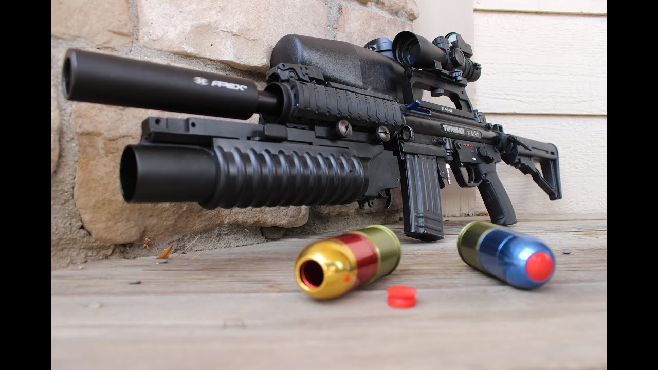 Insane A5 (M5) Paintball Marker - Full Parts Breakdown and Assembly