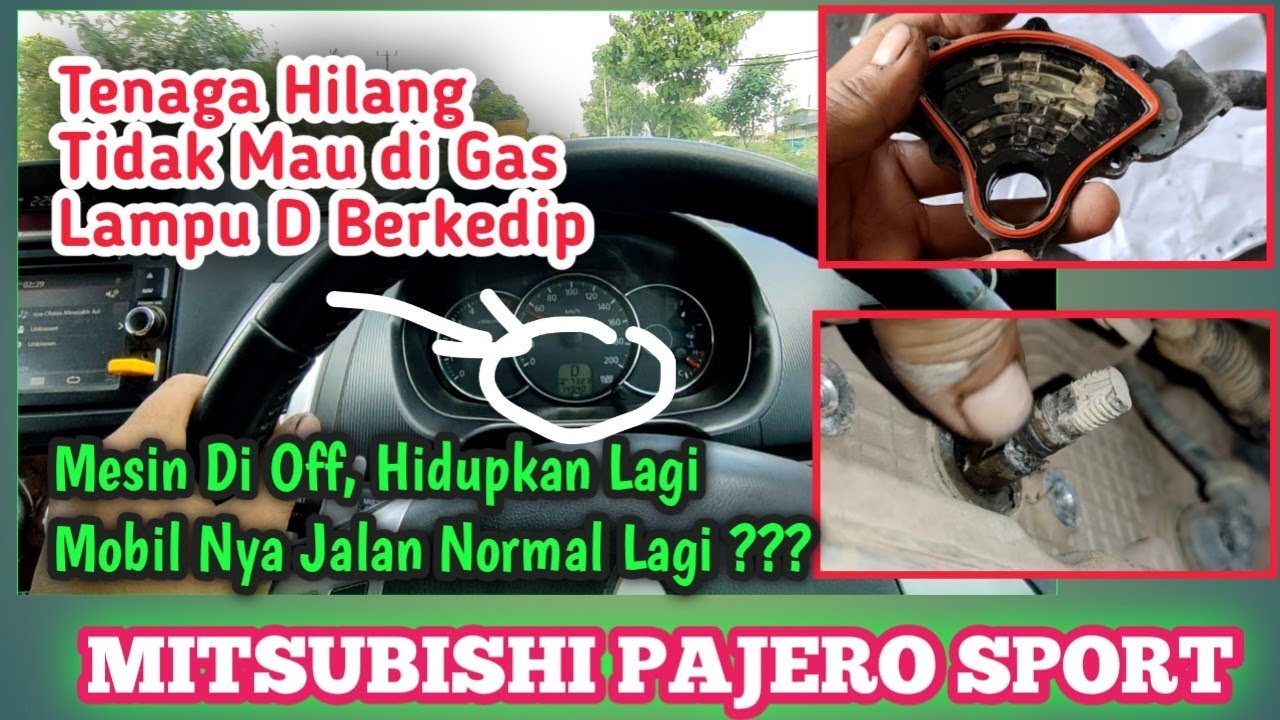 Pajero Sport Dakar 2014 kadang-kadang Los Power || Lampu indikator D Matic Ngedip