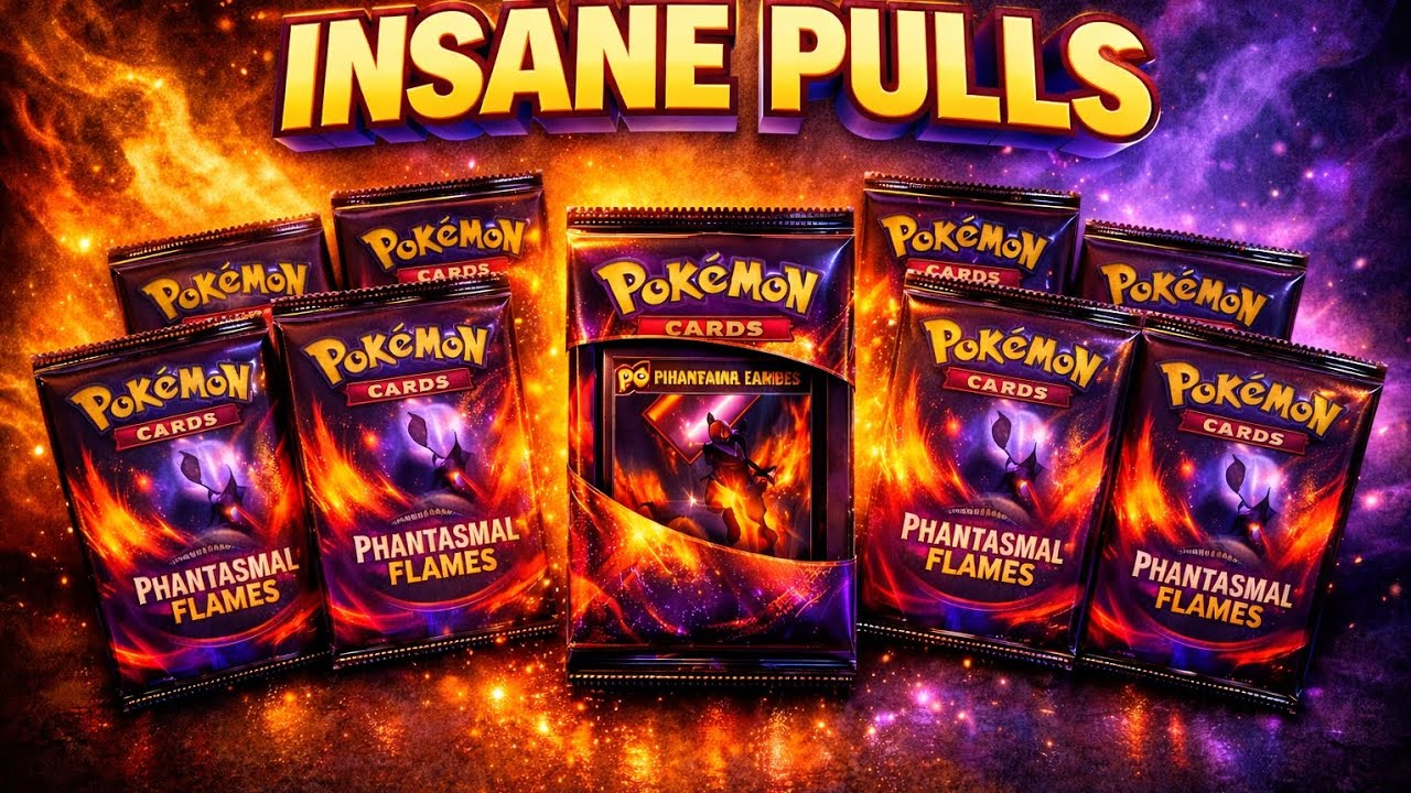 INSANE PULLS?! 😱 Opening Phantasmal Flames Pokémon Packs!
