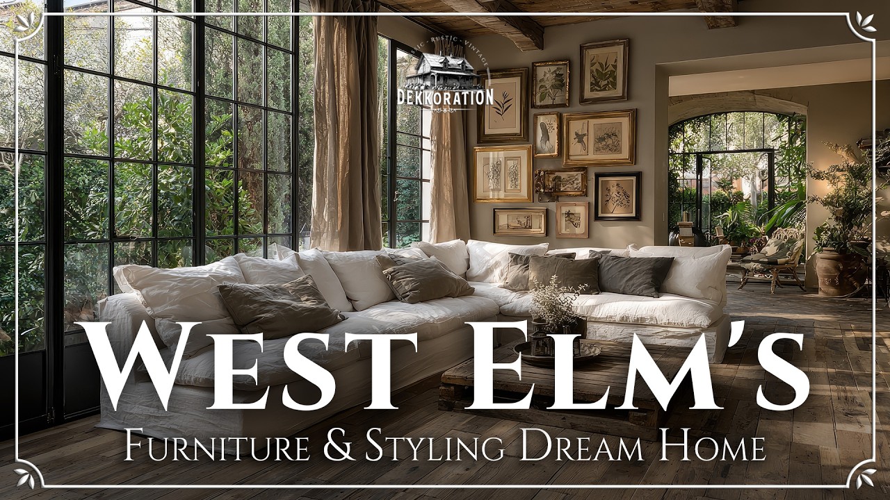 Лето 2025 от West Elm: богемный шик встречается с современной элегантностью фермерского дома