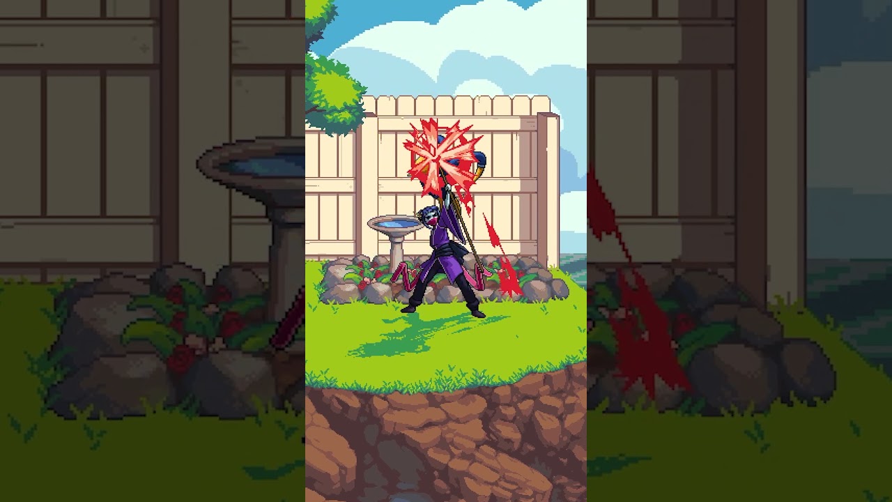 We just added the Watcher from Slay the Spire to our platform fighter!