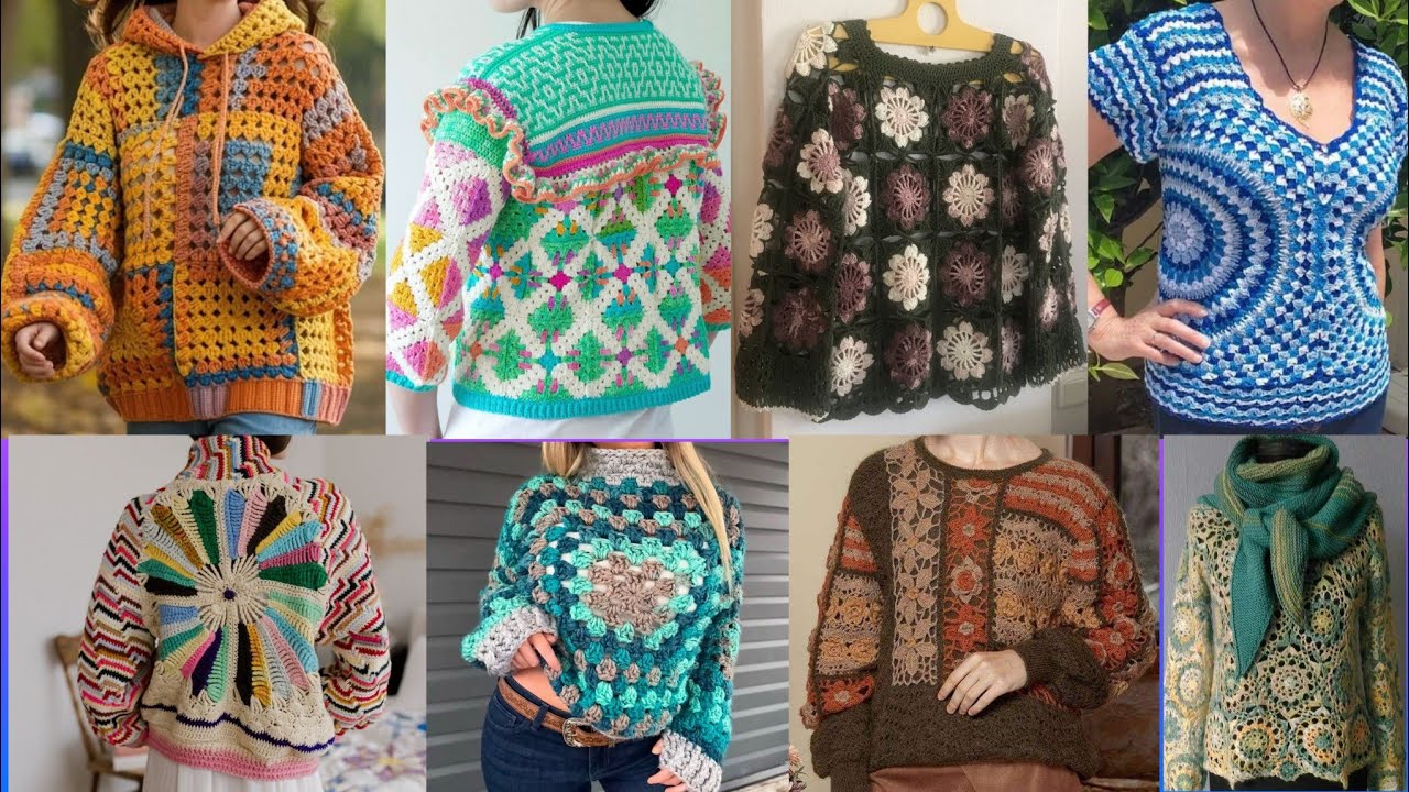 Today's trending Crochet Sweater Blouse | Crochet Tops for Women