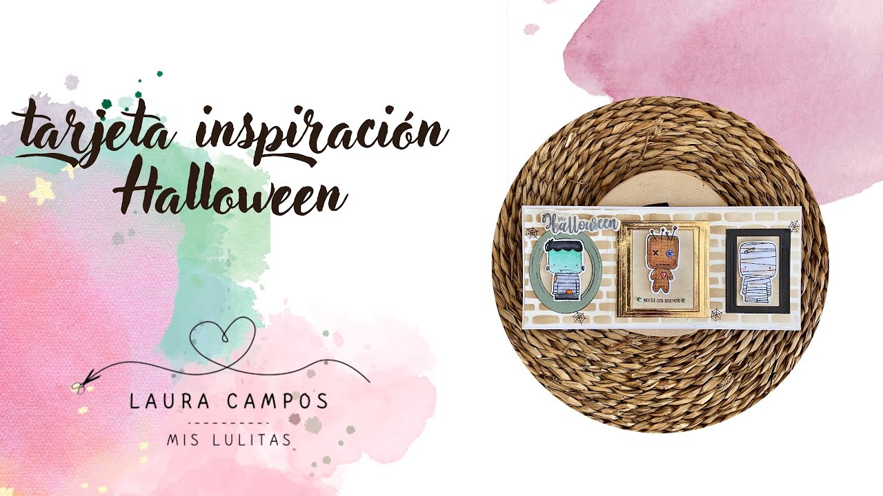 ¡Inspiración tarjeta Halloween! Sellos de Alua Cid 🎃