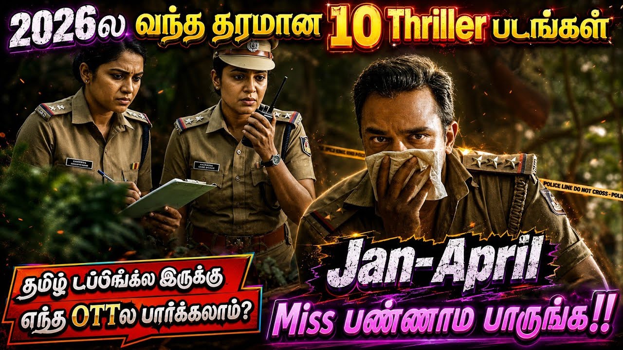 🔥😍2026ல வந்த சூப்பரான 10 Crime Thriller படங்கள் | #newmovies #2026 #tamil @wowmoviestamil