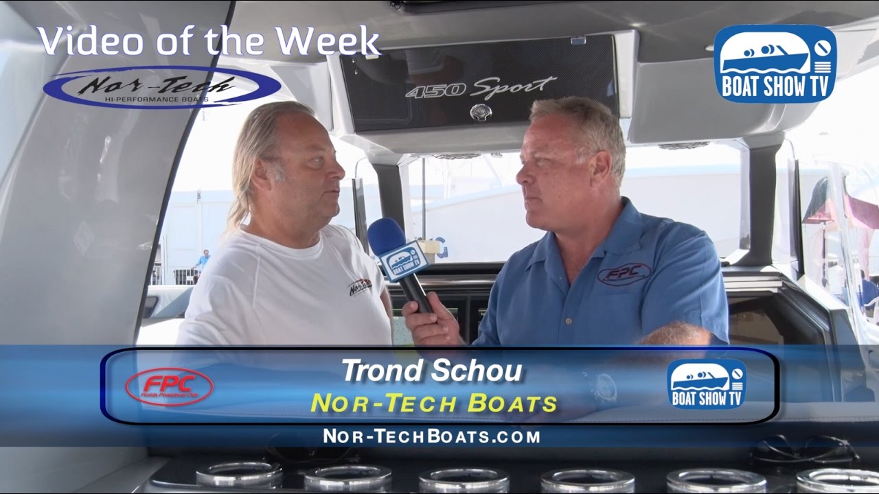 Nor-Tech 450 CC With Stu Jones at Fort Lauderdale Boat Show
