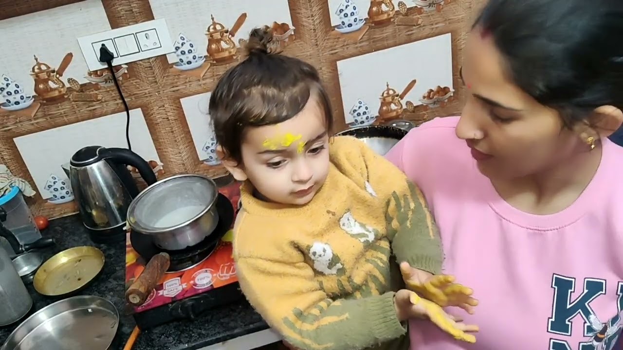 My Sunday routine with my two kids honey and Bunny ❤️♥️ #momlife #indianfood #indianvlogger 