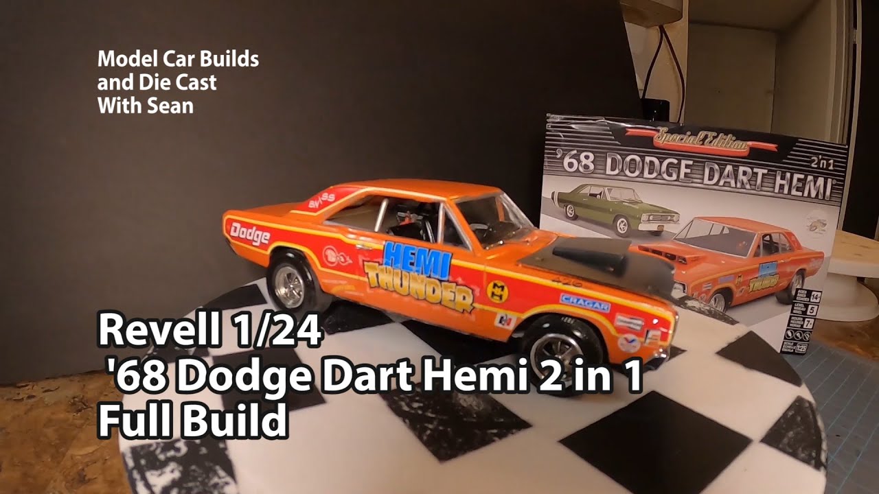 MCB034 Revell 1/25  1968 Dodge Dart Hemi 2 in 1 Full Build