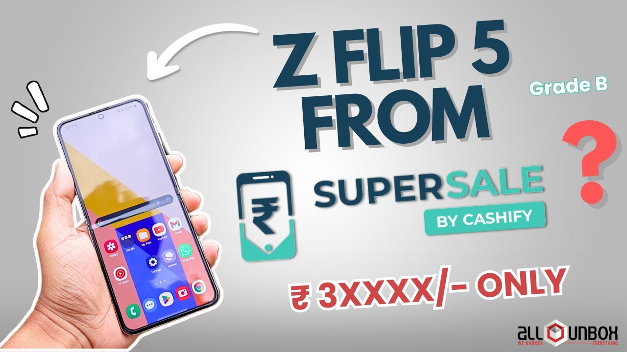 Samsung Z flip 5 from Cashify Supersale worth it? | Grade B flip phone