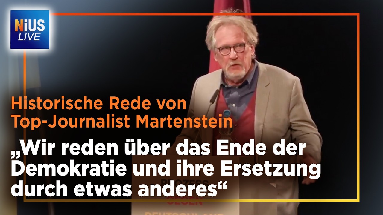 „Prozess gegen Deutschland“: Harald Martenstein zerlegt AfD-Verbot | NIUS Live vom 16.02.2026