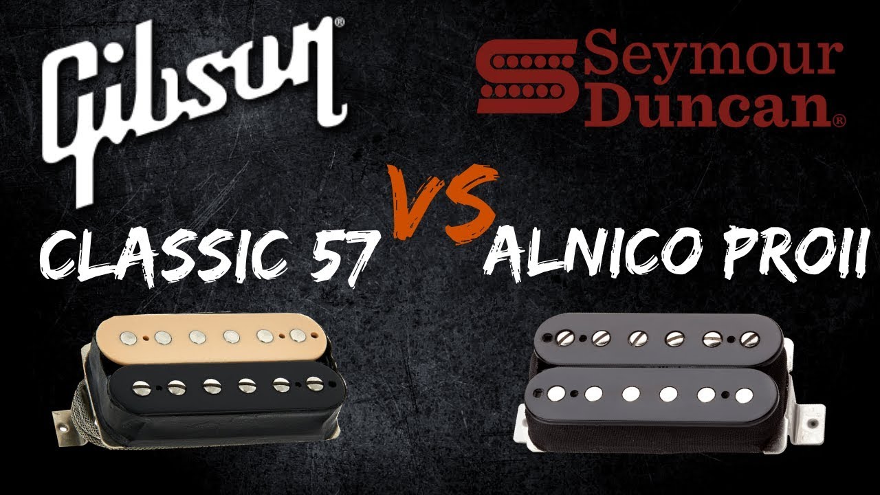 MICROFONOS GIBSON CLASSIC 57 VS SEYMOUR DUNCAN ALNICO PRO II APH-1 (ESPAÑOL @OSWALDOCONTRAMAESTRE)