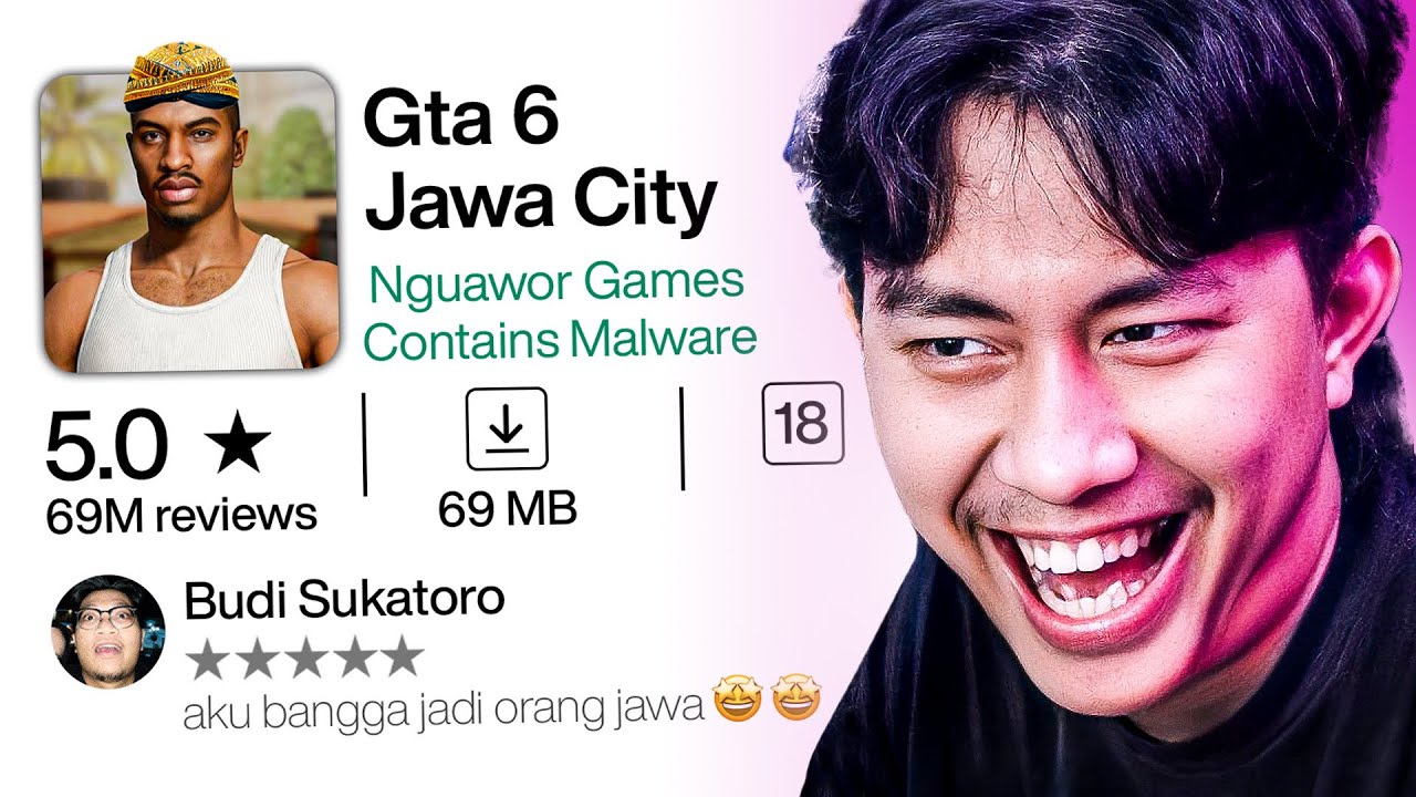 Gua nyobain game GTA NGUAWOR di PLAYSTORE!!