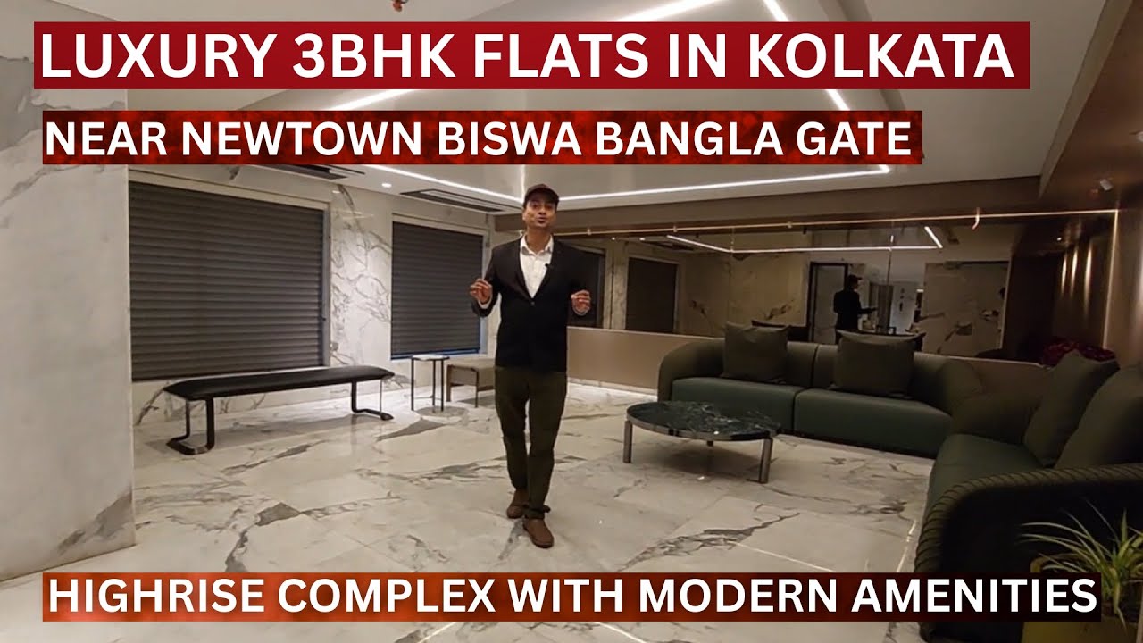 Most Prestigious 3Bhk Flats In Newtown Kolkata Beside Biswa Bangla Gate📞8100293325 #flatsinkolkata