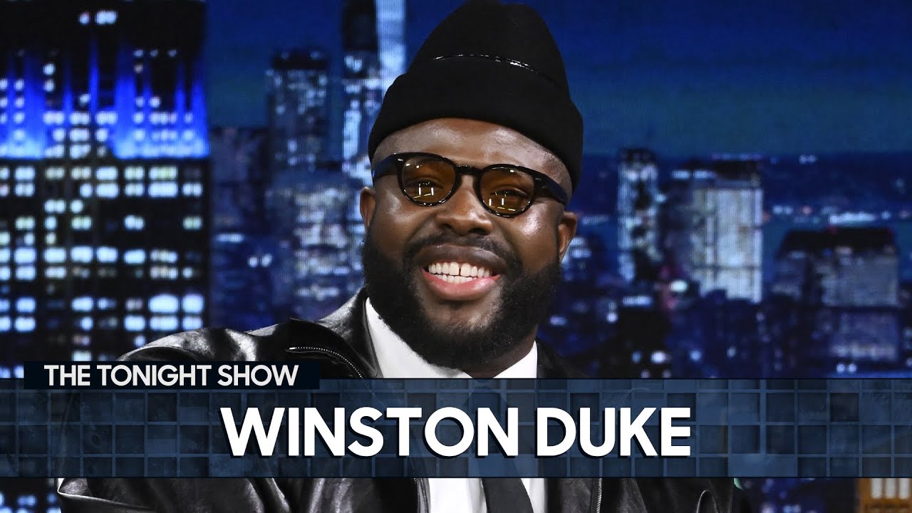Winston Duke Has Jimmy Try on His Iconic Hats, Shares Secret to Ryan Gosling Friendship