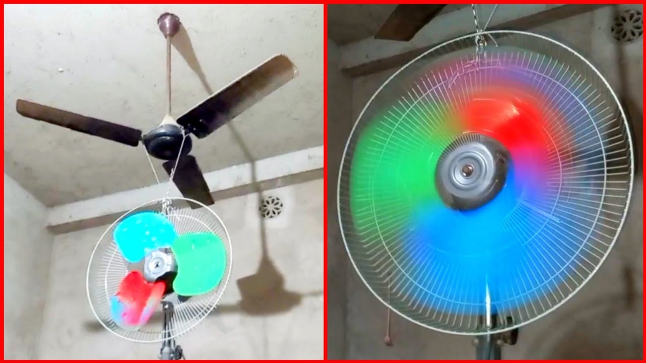 Fan Is A HEAVY Weight Howda Standing Fan - Can Spin With Circular Rotation Ceiling Fan? Test ‼️