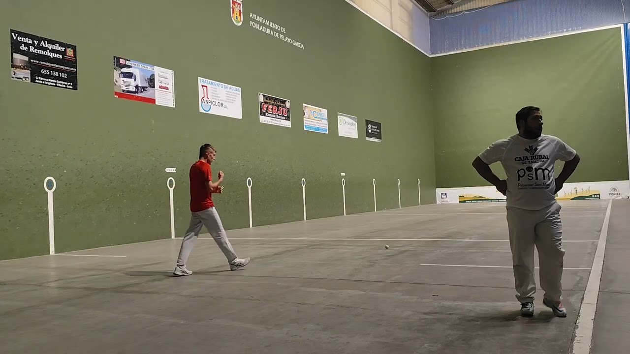 Pelota mano campeonato castilla y león burgos contra Zamora Jesús contra alvar