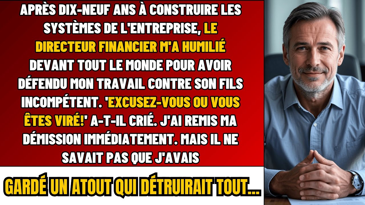Patron A Crié : « Excuse-Toi Auprès De Mon FILS Ou T’es VIRÉ ! » — J’ai Quitté Et C’était INCROYABLE