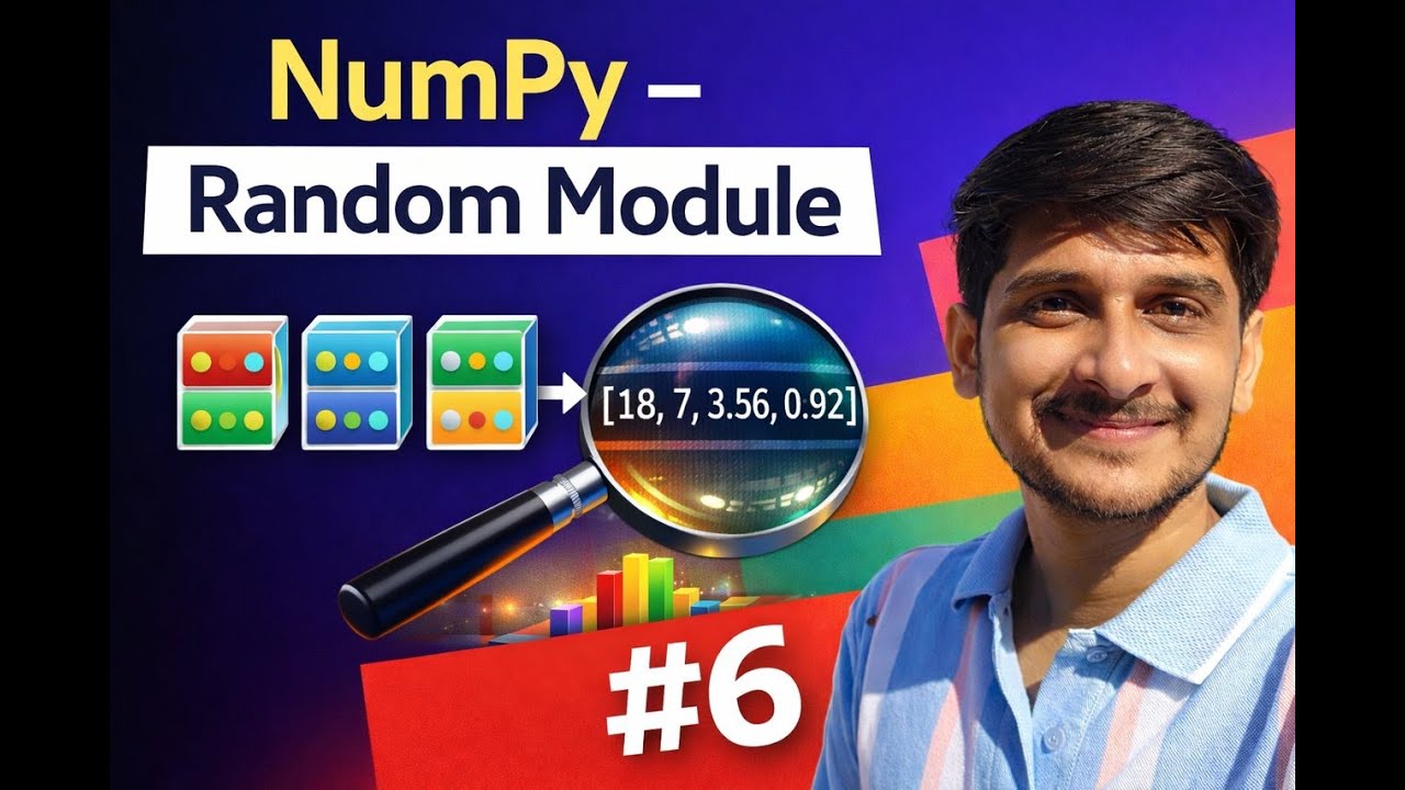 NumPy Random Functions | rand(), randint(), choice() & more | Ai data ml
