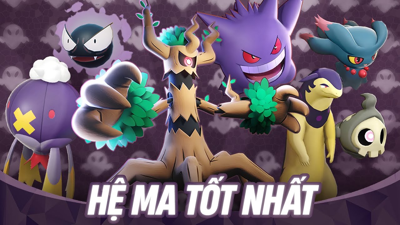 TOP 8 Pokemon tốt nhất của HỆ MA | best Ghost Type Pokemon | Shaymin Ahhh