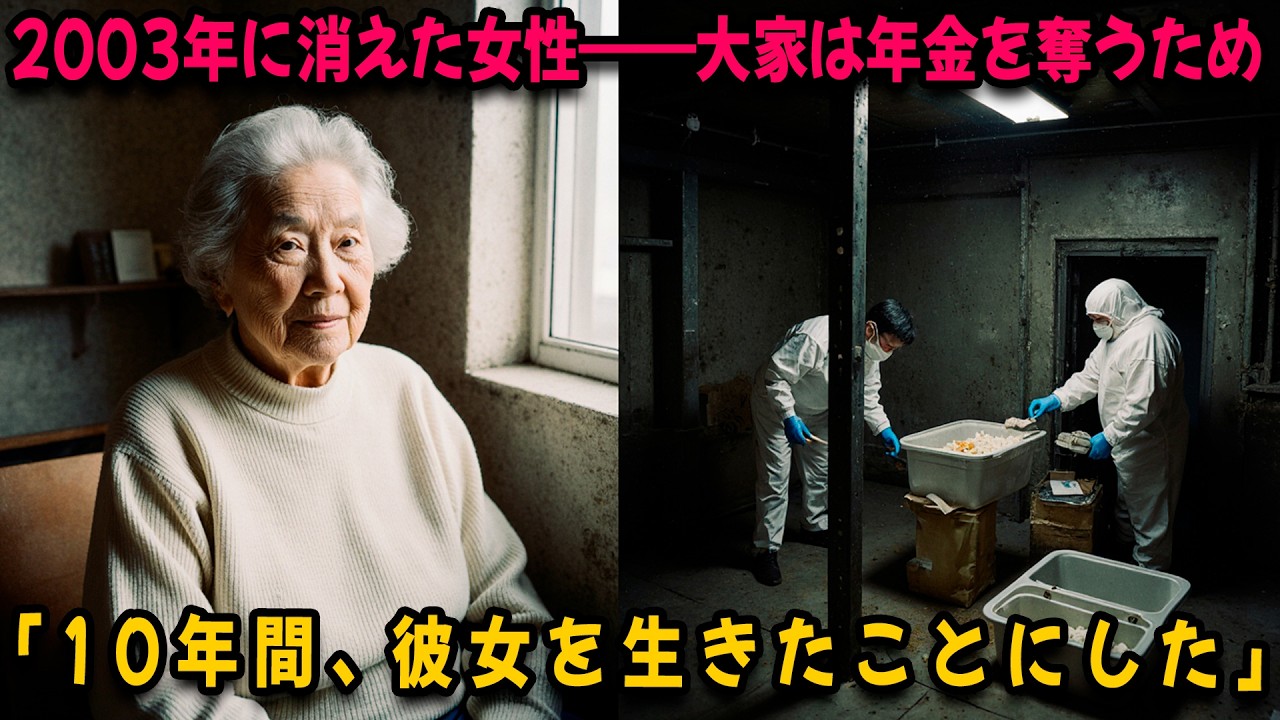 2003年に消えた女性――大家は年金を奪うため「10年間、彼女を生きたことにした」