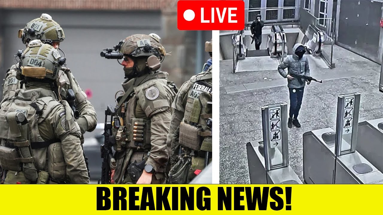 🚨BREAKING NEWS - Manhunt After Shooting At Brussels Underground Station!