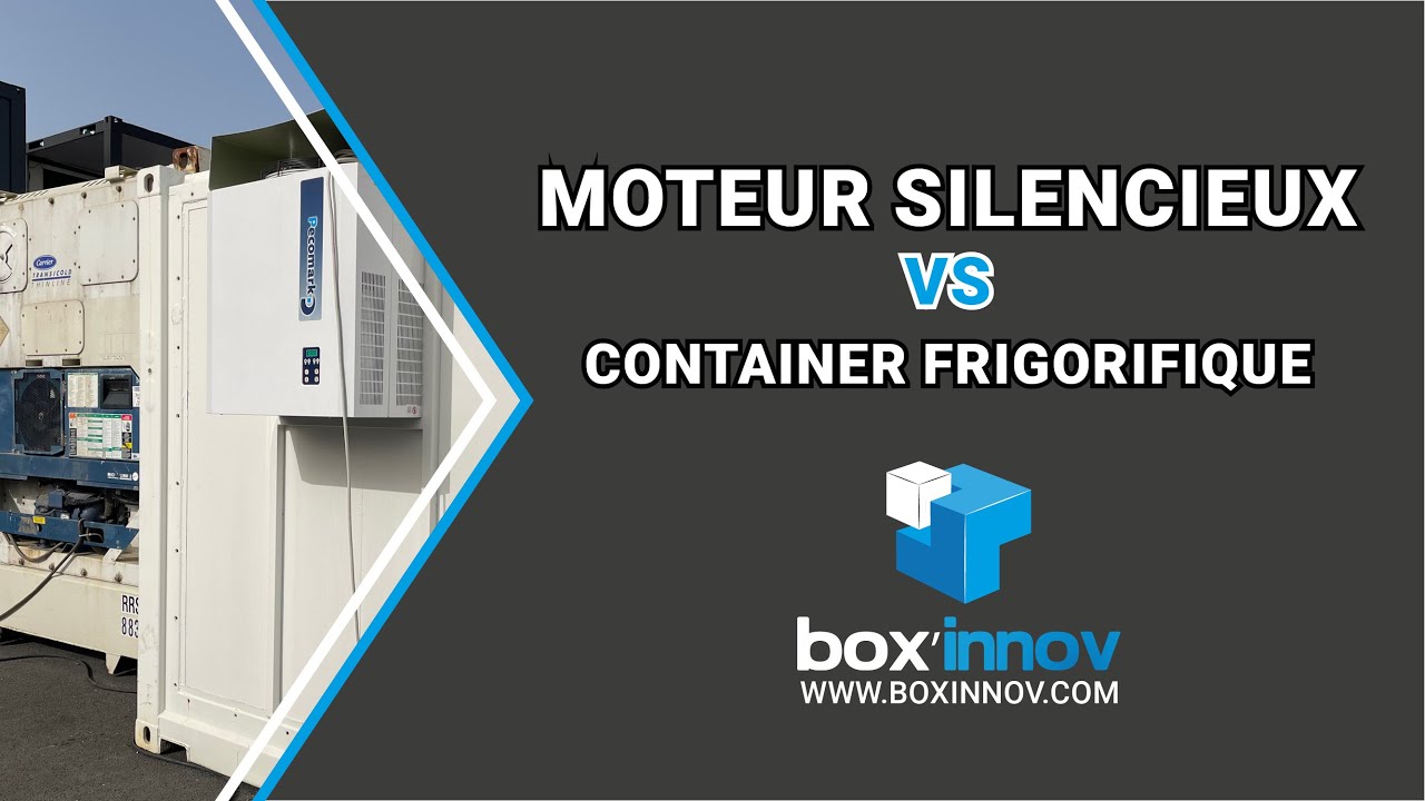 COMPAREZ LE CONTAINER FRIGORIFIQUE ET LE MONOBLOC MOTEUR SILENCIEUX 👀❄️