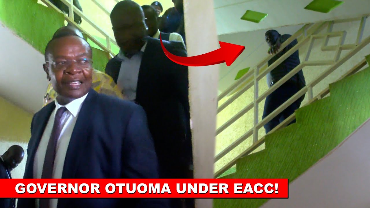 Посмотрите, как сотрудники EACC загнали в угол и арестовали ключевого человека Руто, губернатора ...