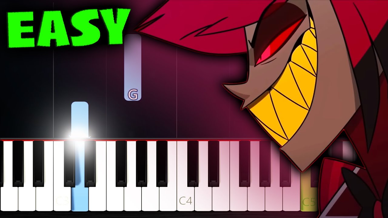 Stayed Gone (Hazbin Hotel) - EASY Piano Tutorial