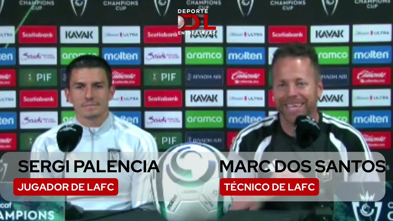 🗣️🎙️ MARC DOS SANTOS TÉCNICO & SERGI PALENCIA JUGADOR DE LAFC⚫️