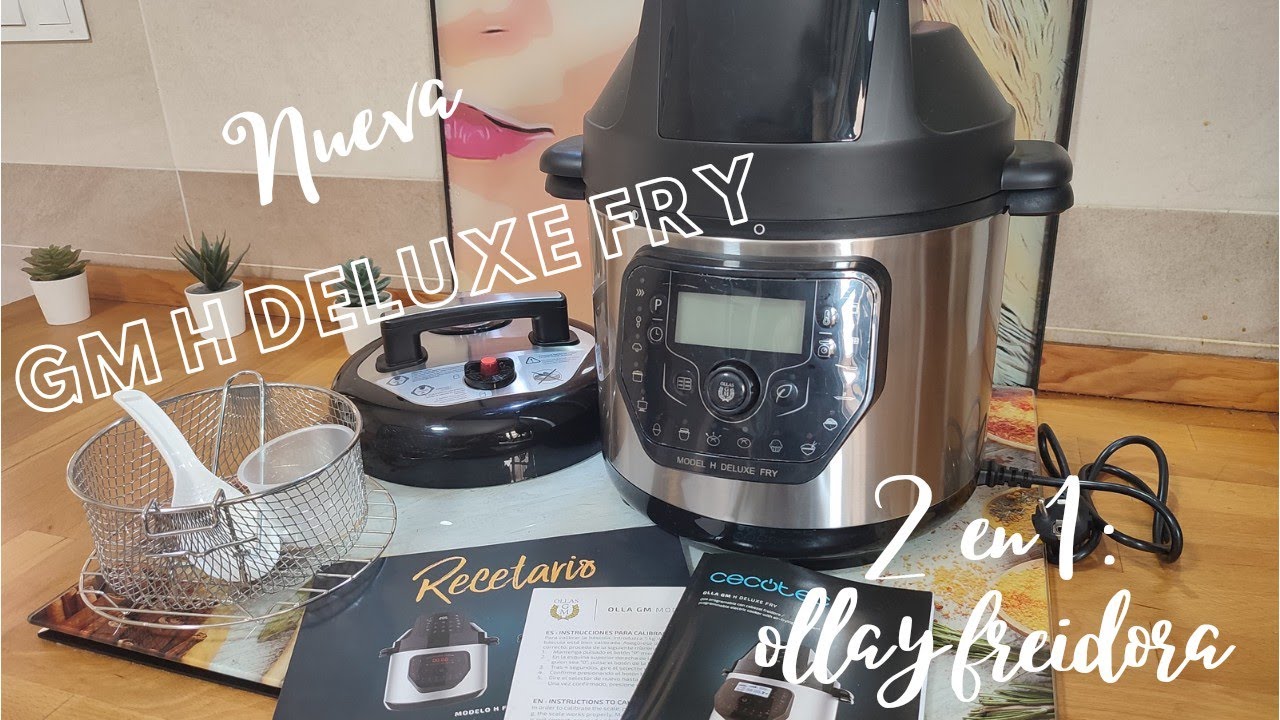 NUEVA OLLA GM H DELUXE FRY, Review detallada. Vale la pena???
